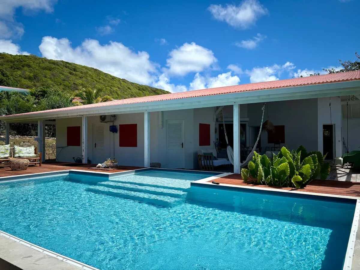 Villa avec piscine privée chauffée à Capesterre-de-Marie-Galante - Photo 1