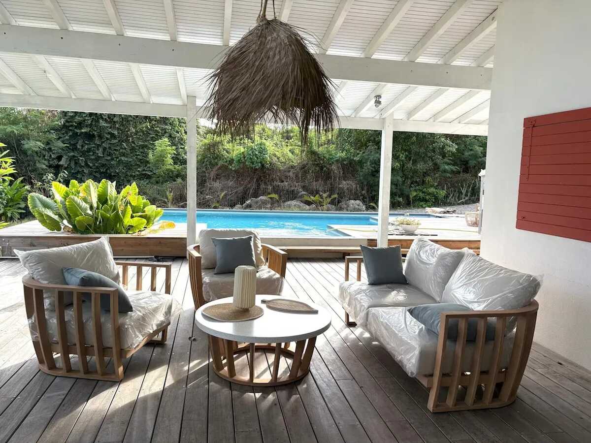 Villa avec piscine privée chauffée à Capesterre-de-Marie-Galante - Photo 3