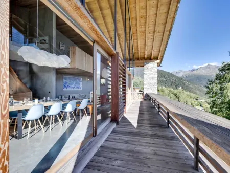 Chalet d'architecte 14 pers., garage à skis à La Rosière : photo 5