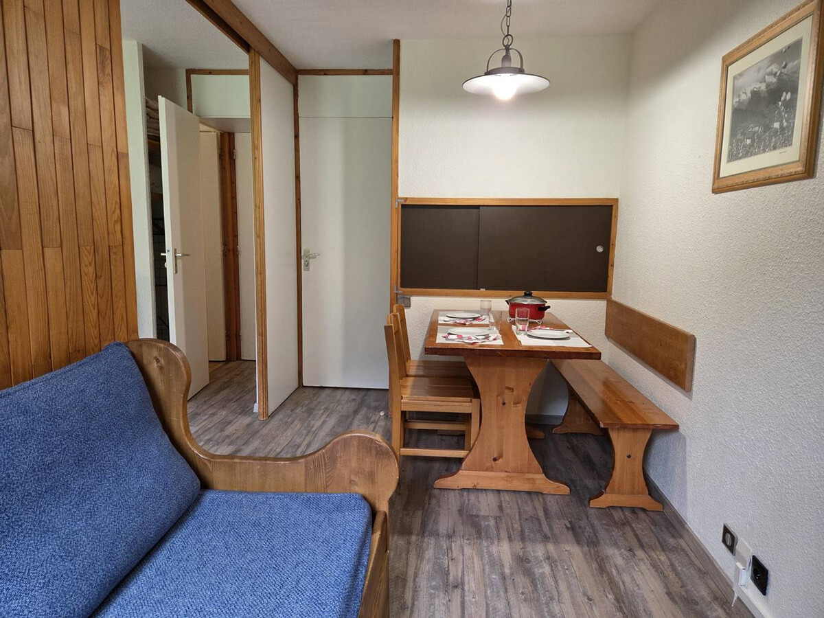 Studio divisible 4 pers, balcon montagne, Valmorel - Photo 3