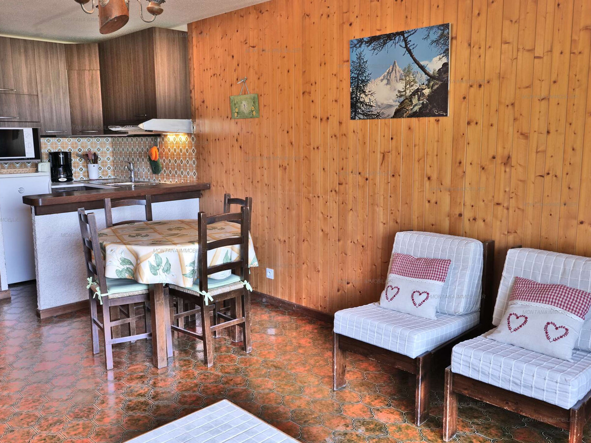 Studio 4 pers. au Grand-Bornand, rez-de-jardin calme - Photo 3