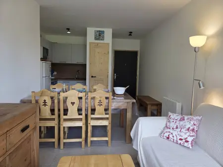 Appart neuf 6 pers. avec balcon et vue piste à Valmorel : photo 10