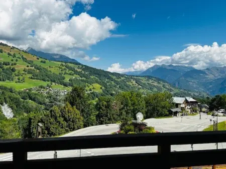 T2 neuf Valmorel, balcon vue Lauzière, parking : photo 11