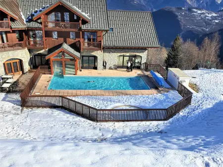 T3 38m² skis aux pieds au Corbier, balcon vue montagne : photo 14