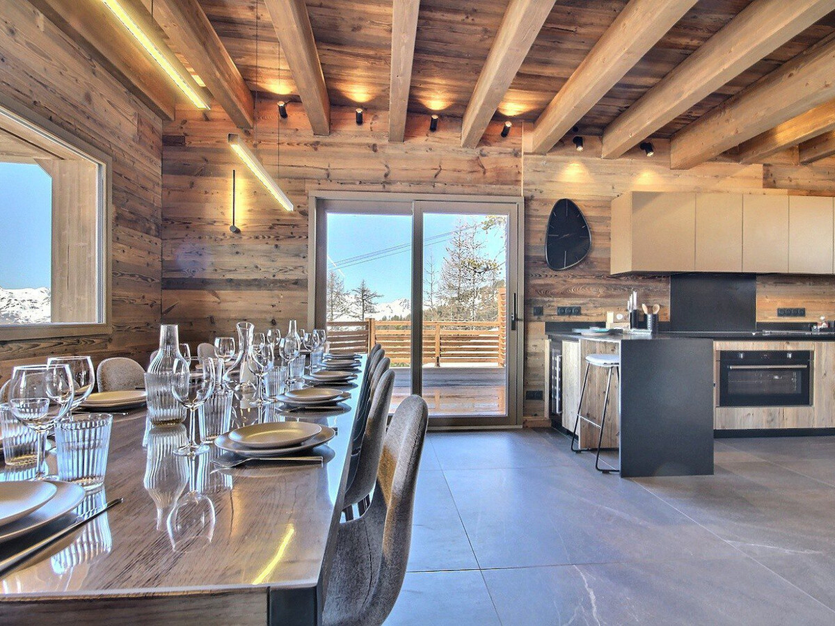 Chalet 5 étoiles La Plagne : jacuzzi, sauna, 12 pers. - Photo 4