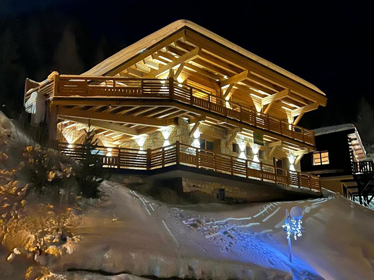 Chalet 5 étoiles La Plagne : jacuzzi, sauna, 12 pers. - Photo 17