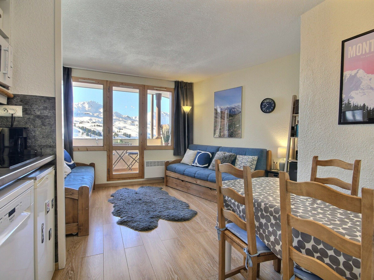 Appartement 2 pièces Belle Plagne, vue pistes et balcon sud-ouest - Photo 2
