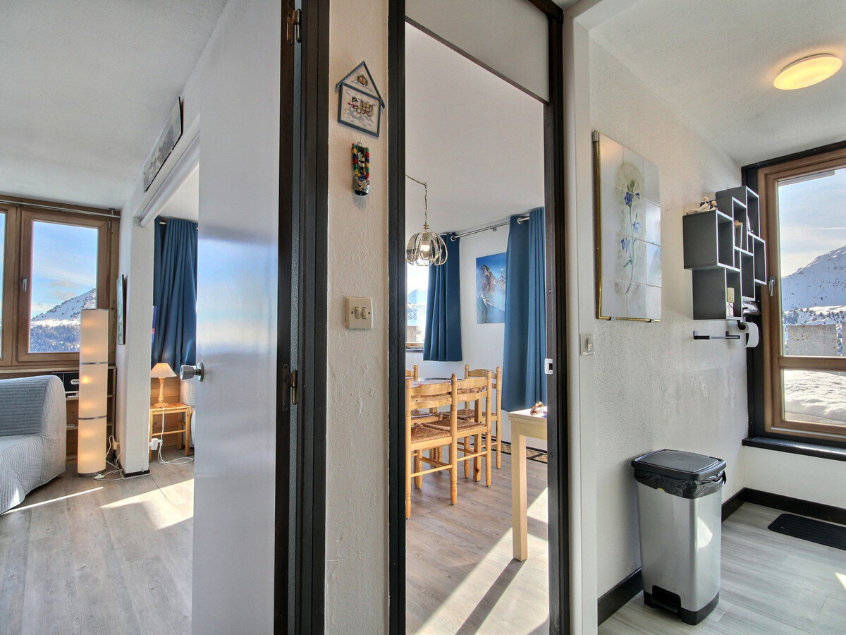 Appartement 6 pers, terrasse sud, vue domaine skiable - Photo 12