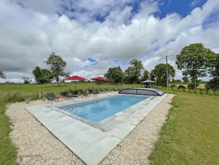 Maison calme avec spa, piscine chauffée et jardin en Normandie - Photo 1