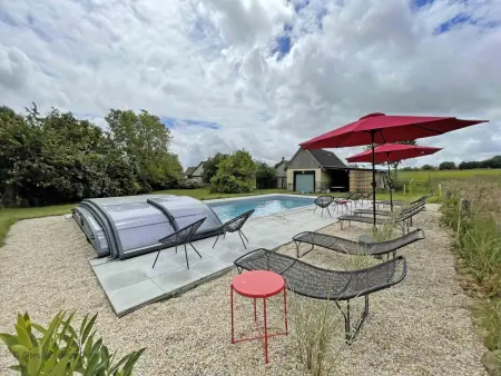 Maison calme avec spa, piscine chauffée et jardin en Normandie - Photo 11