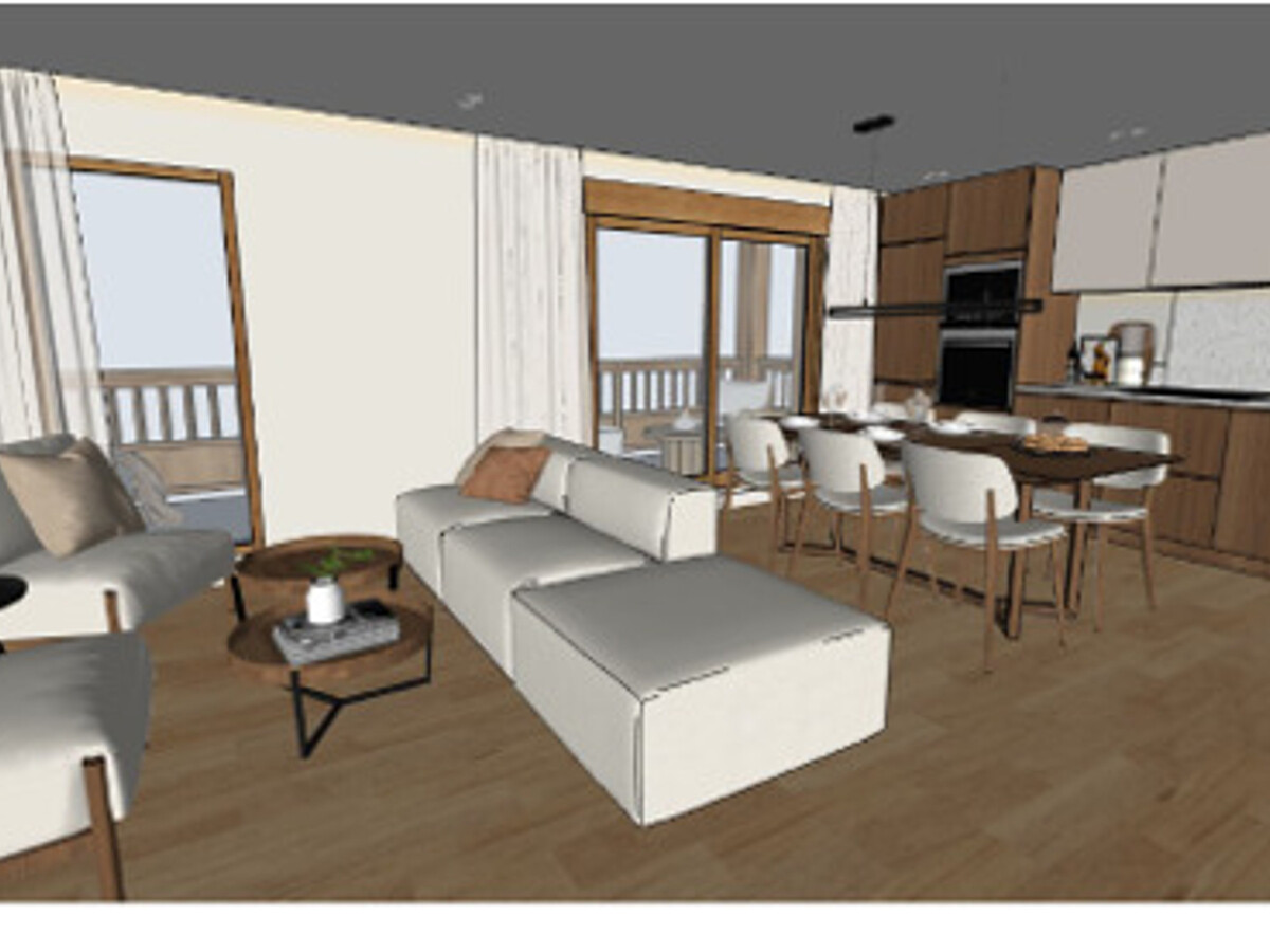 Duplex 8 pers, vue glacier Vanoise, spa & piscine - Photo 3