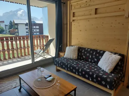 Location appartement à Les Deux Alpes, Studio 28m² 4 pers, sauna, pied des pistes