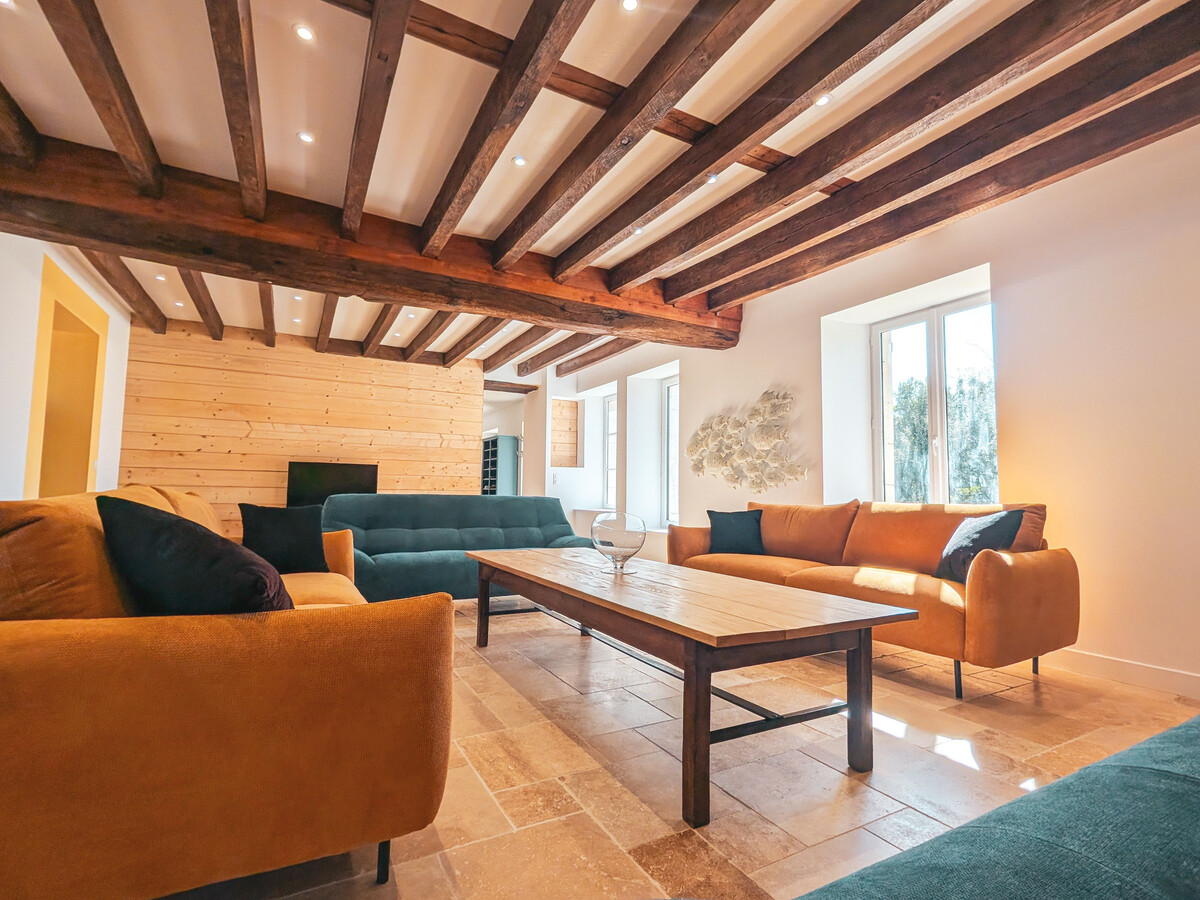 Gîte 15 pers., 7 chambres, piscine et terrain à Argy - Photo 2