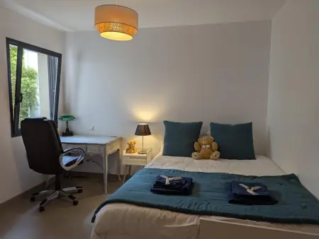 Gîte 10 pers. piscine chauffée, jardin 1600m², animaux OK : photo 28