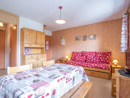 Location appartement à Aussois, Studio cabine cosy pour 4 pers avec balcon et parking à Aussois