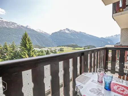 Studio cabine 3 pers Aussois, balcon Sud 1ère ligne neige : photo 6