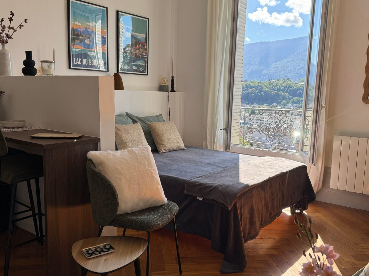 Studio vue montagnes avec WiFi à Aix-les-Bains - Photo 1