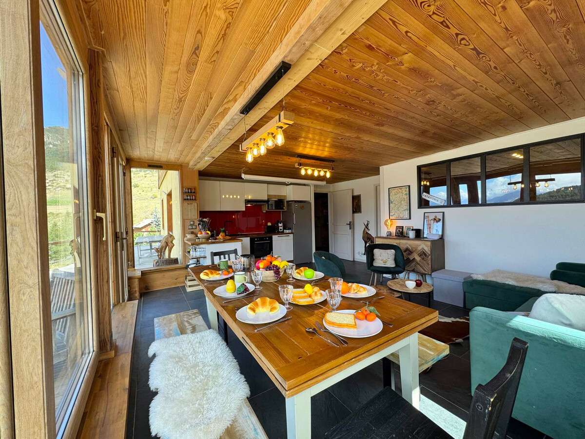 Appartement 10 pers. avec terrasse vue montagne à Vars - Photo 4