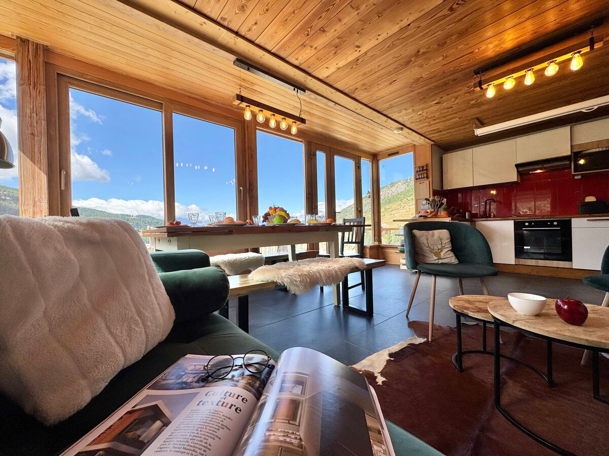 Appartement 10 pers. avec terrasse vue montagne à Vars - Photo 9