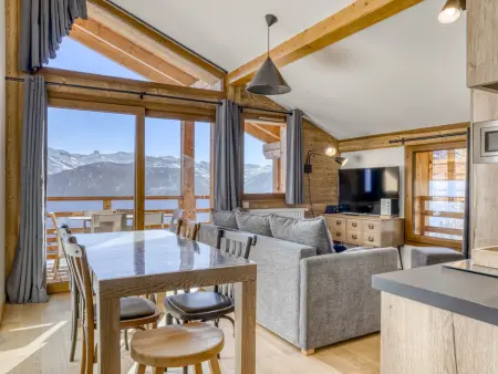 Location appartement à Les Saisies, Confort et espace pour 6 à Nantailly, stationnement inclus