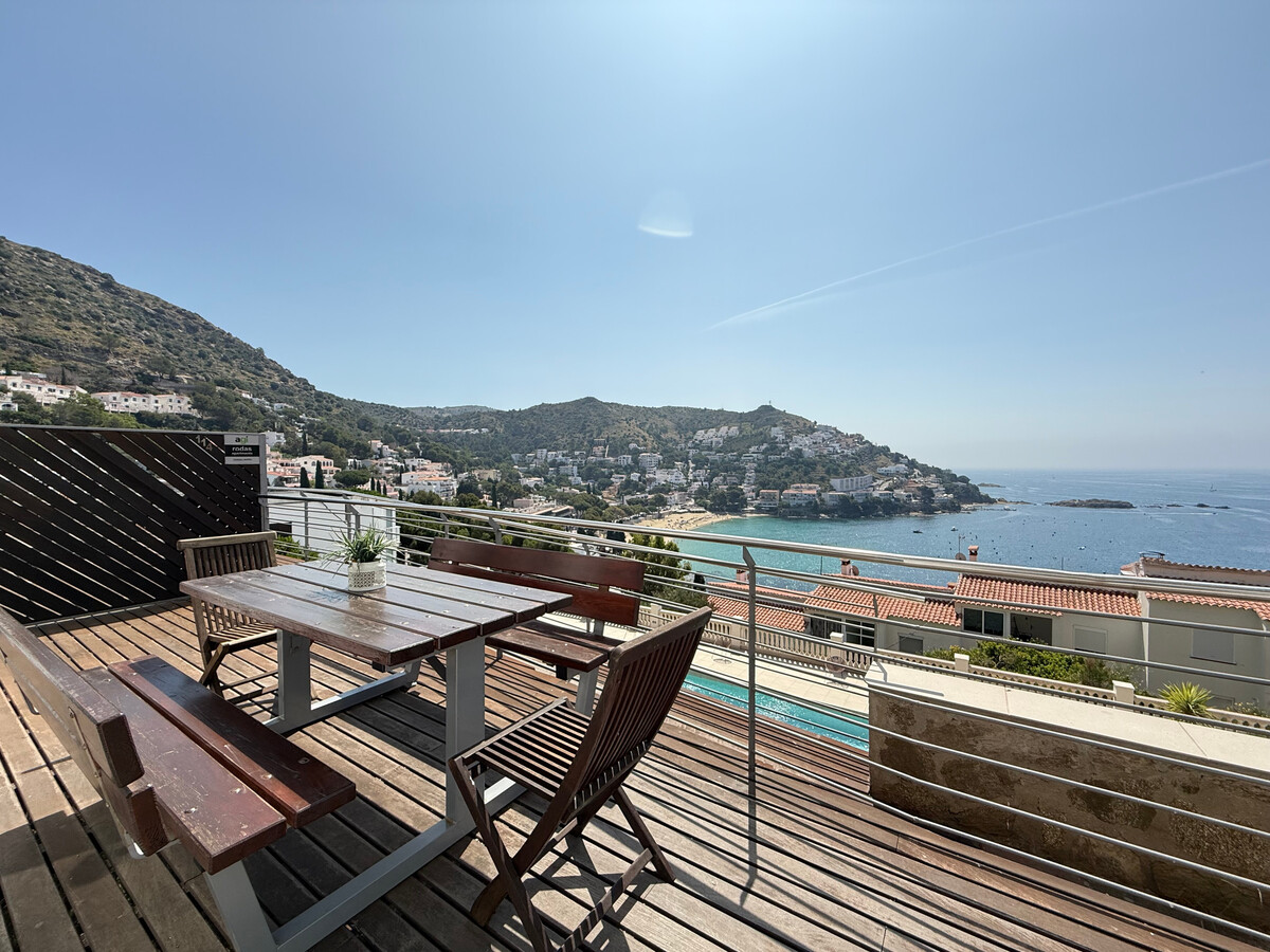 Appartement 6 pers. à Roses, piscine et terrasse vue baie - Photo 1