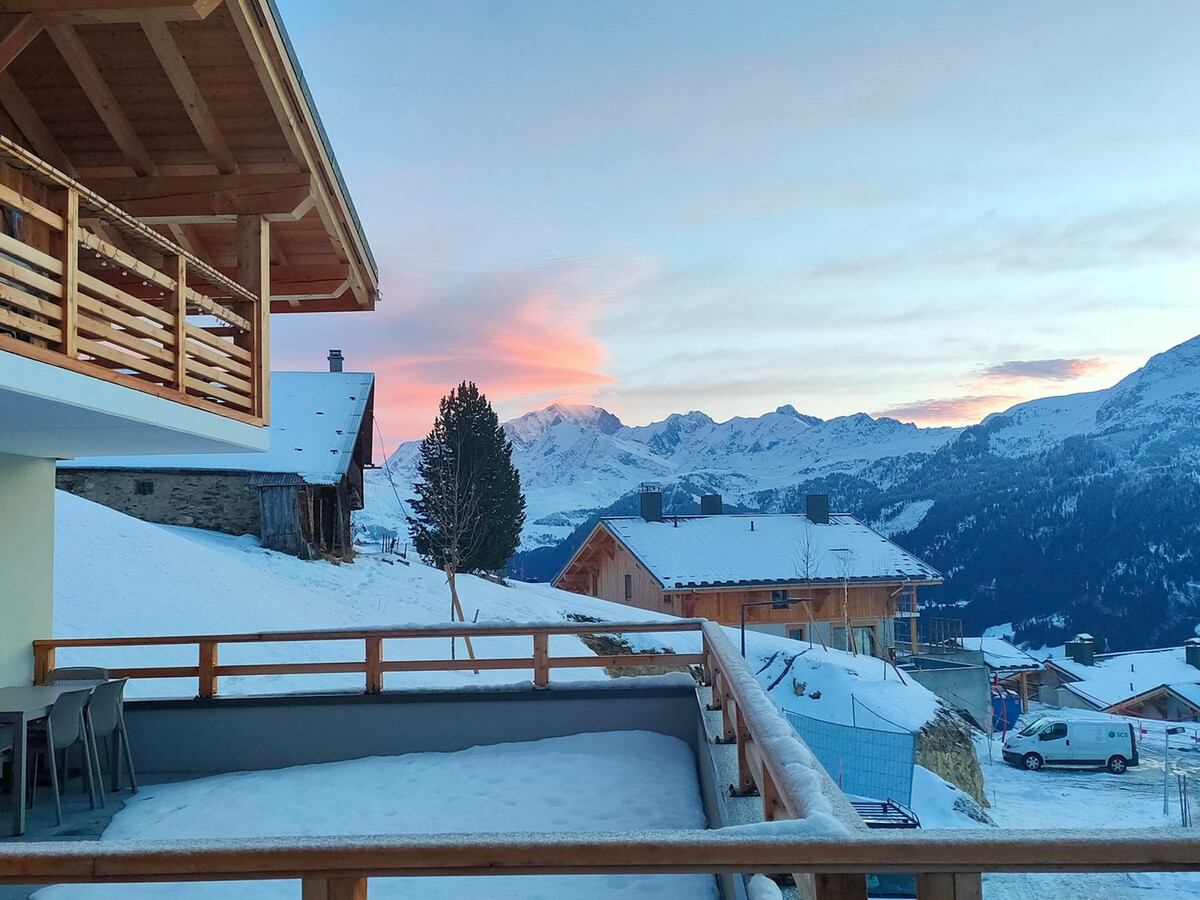 T2 cabine 6 pers aux Saisies, terrasse vue Mont-Blanc - Photo 12