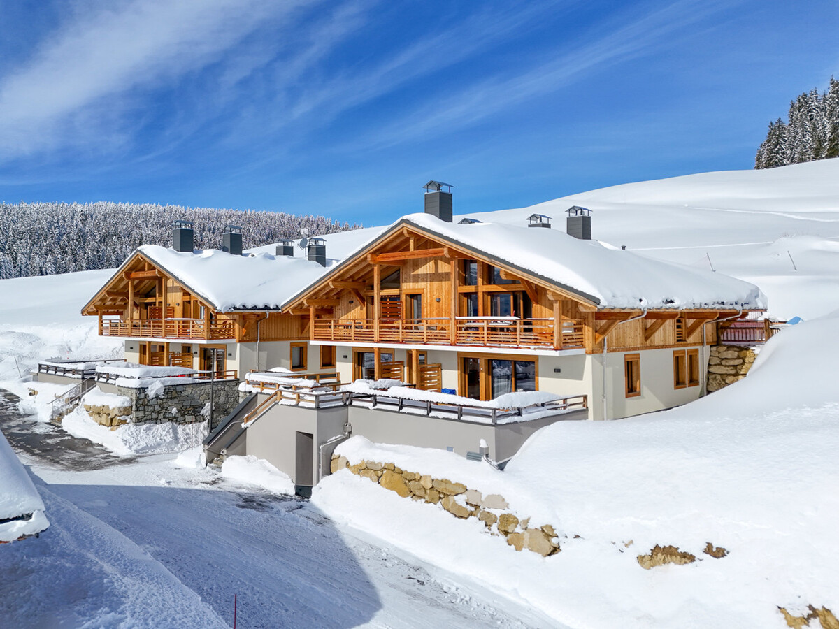T2 cabine 6 pers aux Saisies, terrasse vue Mont-Blanc - Photo 14