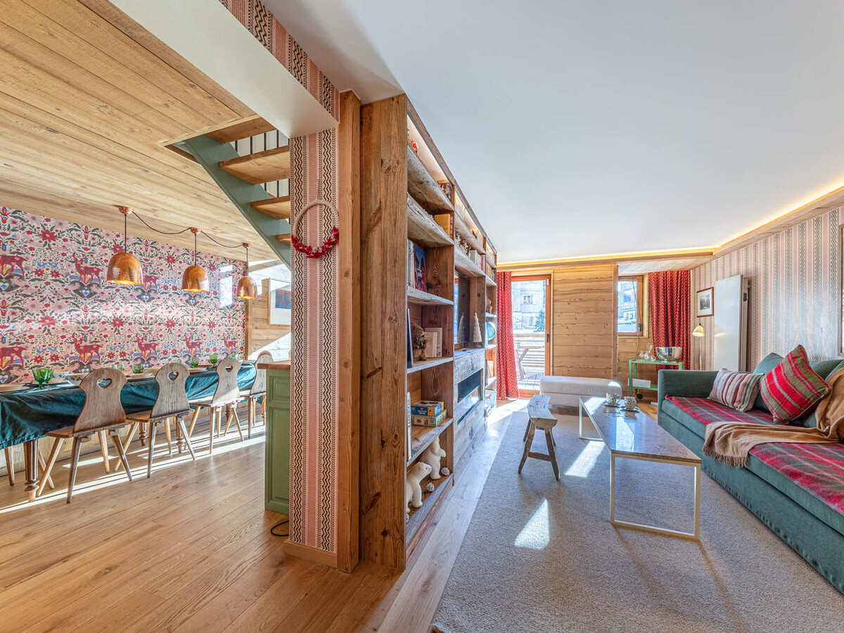 Duplex 108m² piscine & sauna, 8 couchages Val-d'Isère - Photo 4