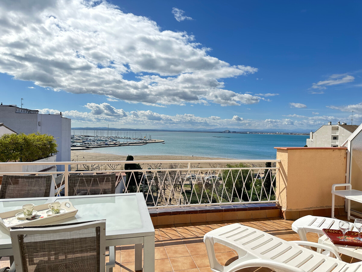 Appartement 4 pers. centre Roses, terrasse baie - Photo 1