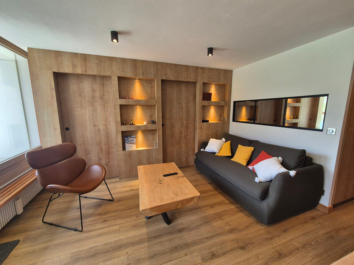 Appartement 2 pièces rénové à Tignes · Vue lac et glacier - Photo 4