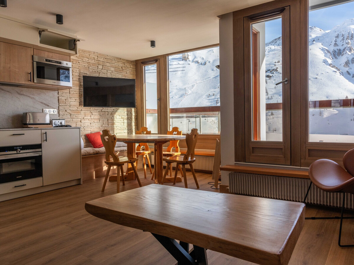 Appartement 2 pièces rénové à Tignes · Vue lac et glacier - Photo 6