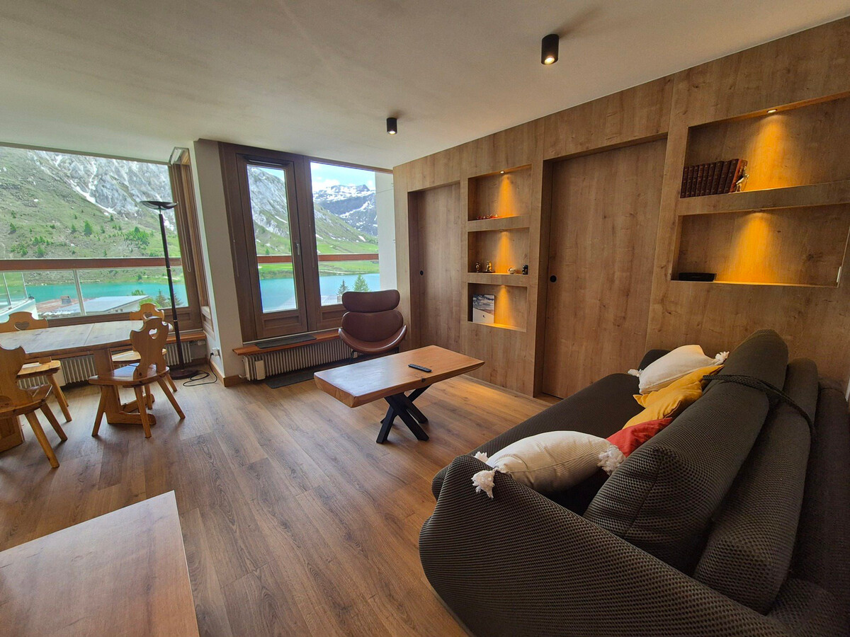 Appartement 2 pièces rénové à Tignes · Vue lac et glacier - Photo 7