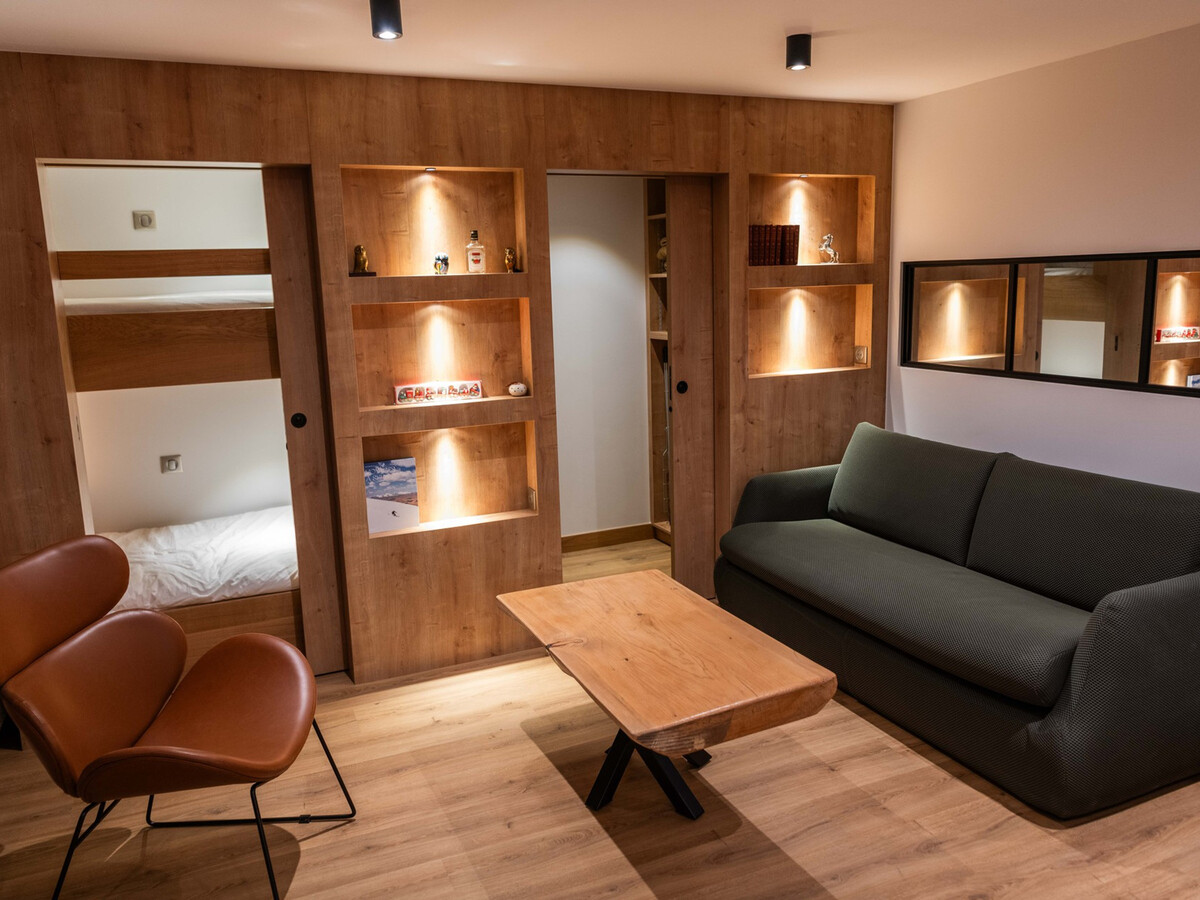 Appartement 2 pièces rénové à Tignes · Vue lac et glacier - Photo 12