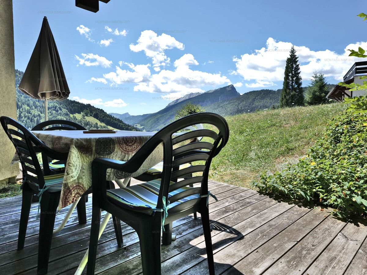 Studio 4 pers. vue montagne au Grand-Bornand - Photo 12