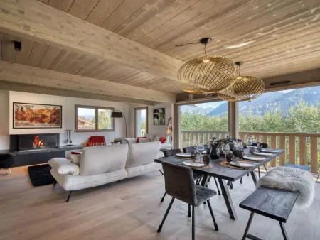 Location chalet à Saint Gervais les Bains, Chalet moderne à Saint-Gervais, 10 pers, sauna, proche pistes, parking, wifi