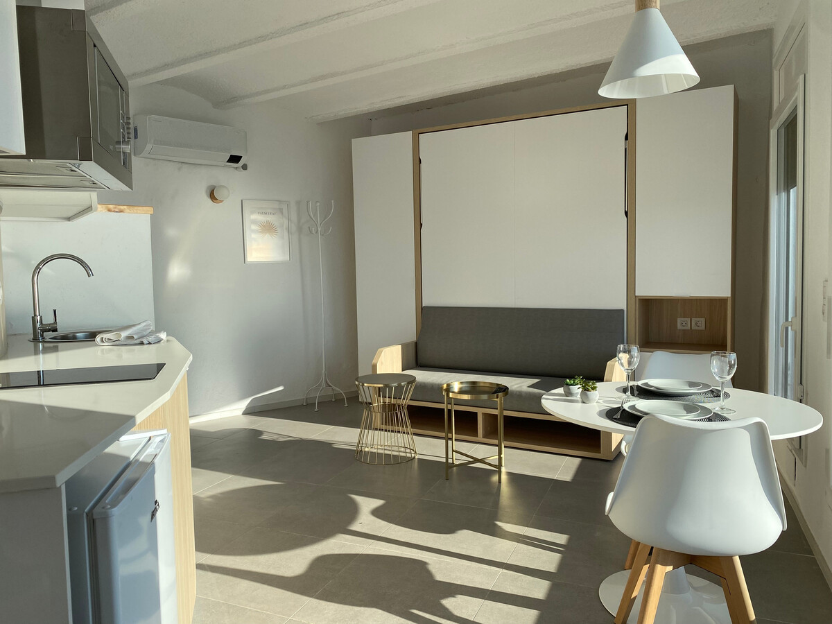 Studio moderne Roses, 700 m plage, piscine commune - Photo 1