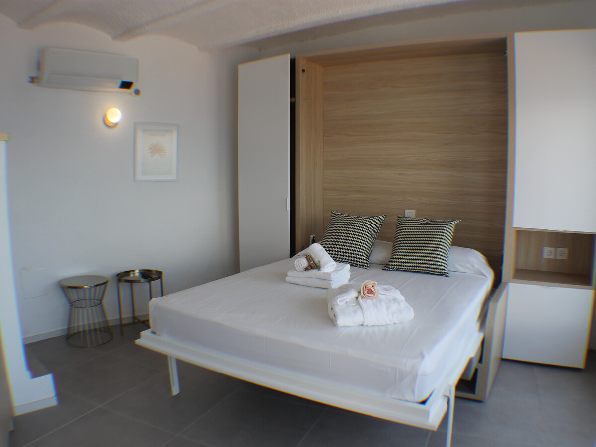 Studio moderne Roses, 700 m plage, piscine commune - Photo 12