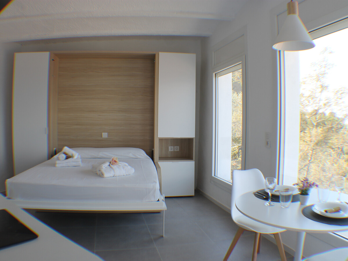 Studio moderne Roses, 700 m plage, piscine commune - Photo 13