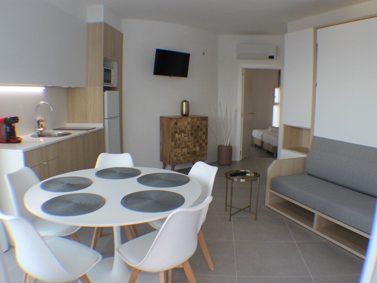 Studio moderne avec vue baie, piscine à Roses - Photo 2