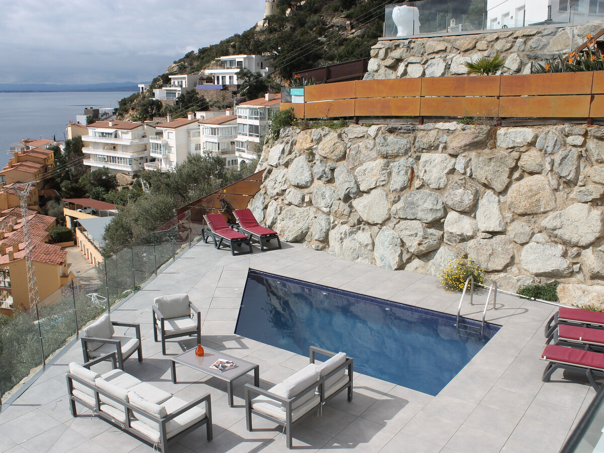 Maison moderne 8 pers., piscine privée et vue mer - Roses - Photo 4