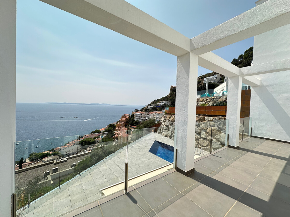 Maison moderne 8 pers., piscine privée et vue mer - Roses - Photo 11