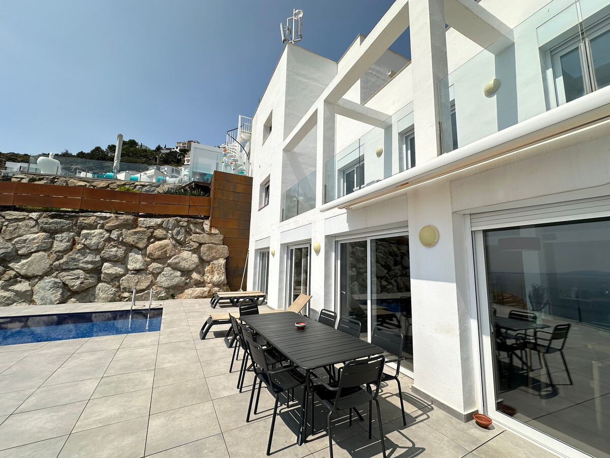 Maison moderne 8 pers., piscine privée et vue mer - Roses - Photo 28