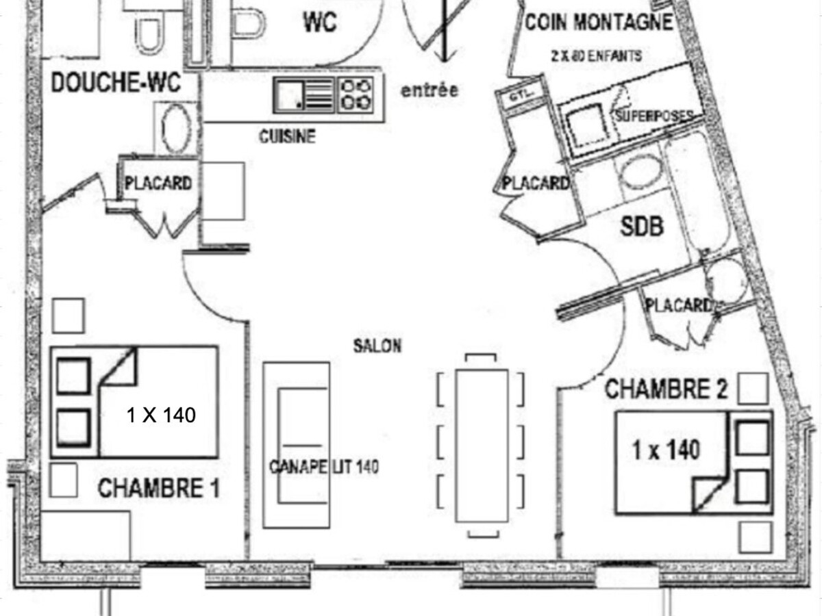 Appartement 3 pièces à Villard-sur-Doron, 8 personnes, parking couvert - Photo 3