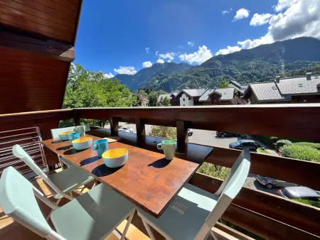 Studio 23m² centre Samoëns, balcon sud, ski-bus 200m : photo 12