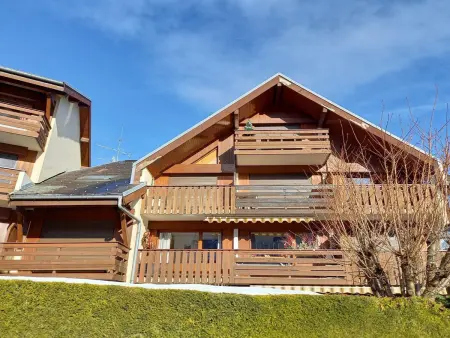 Studio 23m² centre Samoëns, balcon sud, ski-bus 200m : photo 17
