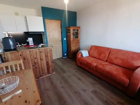 Location appartement à La Plagne Montalbert , Studio ski aux pieds, animaux admis, parking gratuit