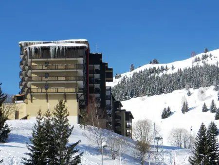 Studio 3 couchages avec balcon vue pistes à Auris : photo 13