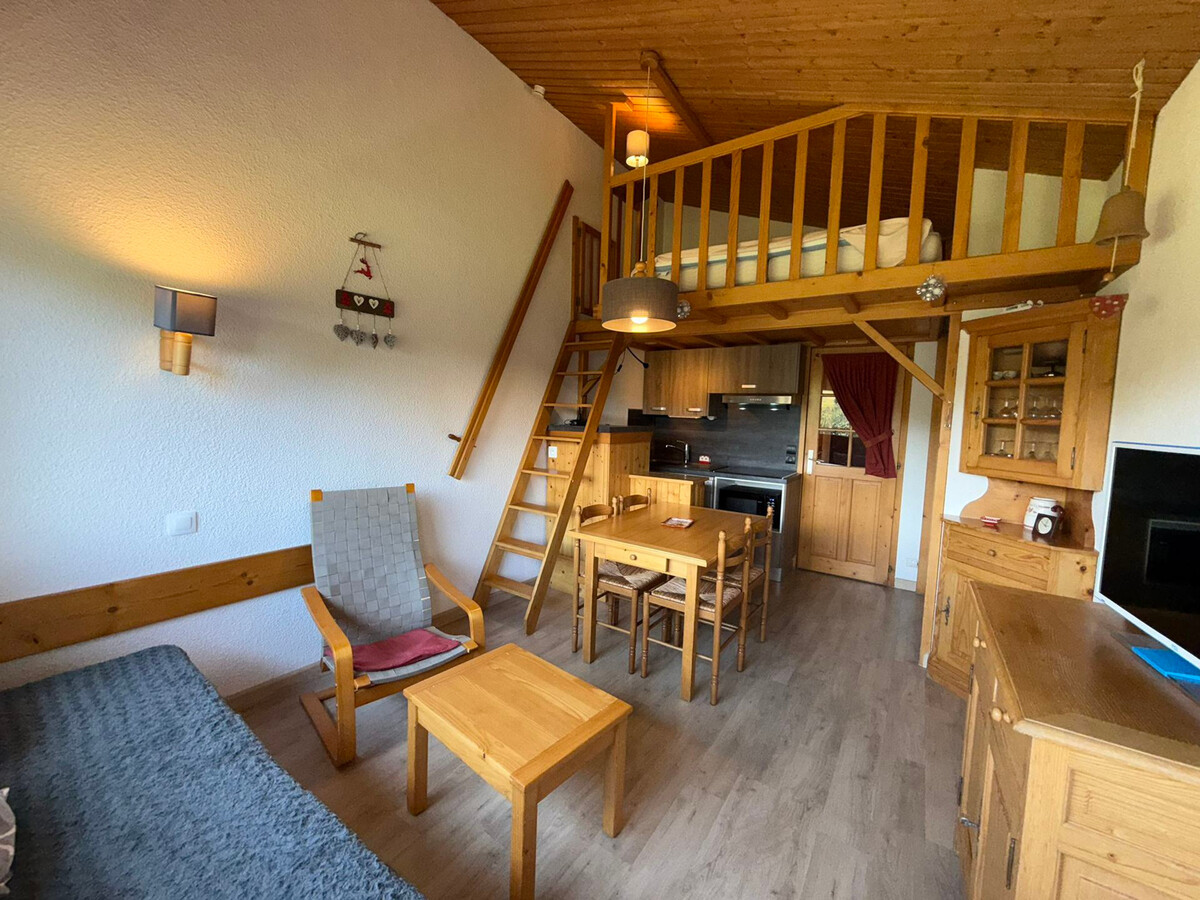 Studio cabine 22 m² aux pistes, vue Beaufortain - Photo 1