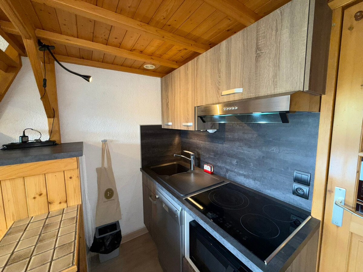 Studio cabine 22 m² aux pistes, vue Beaufortain - Photo 6
