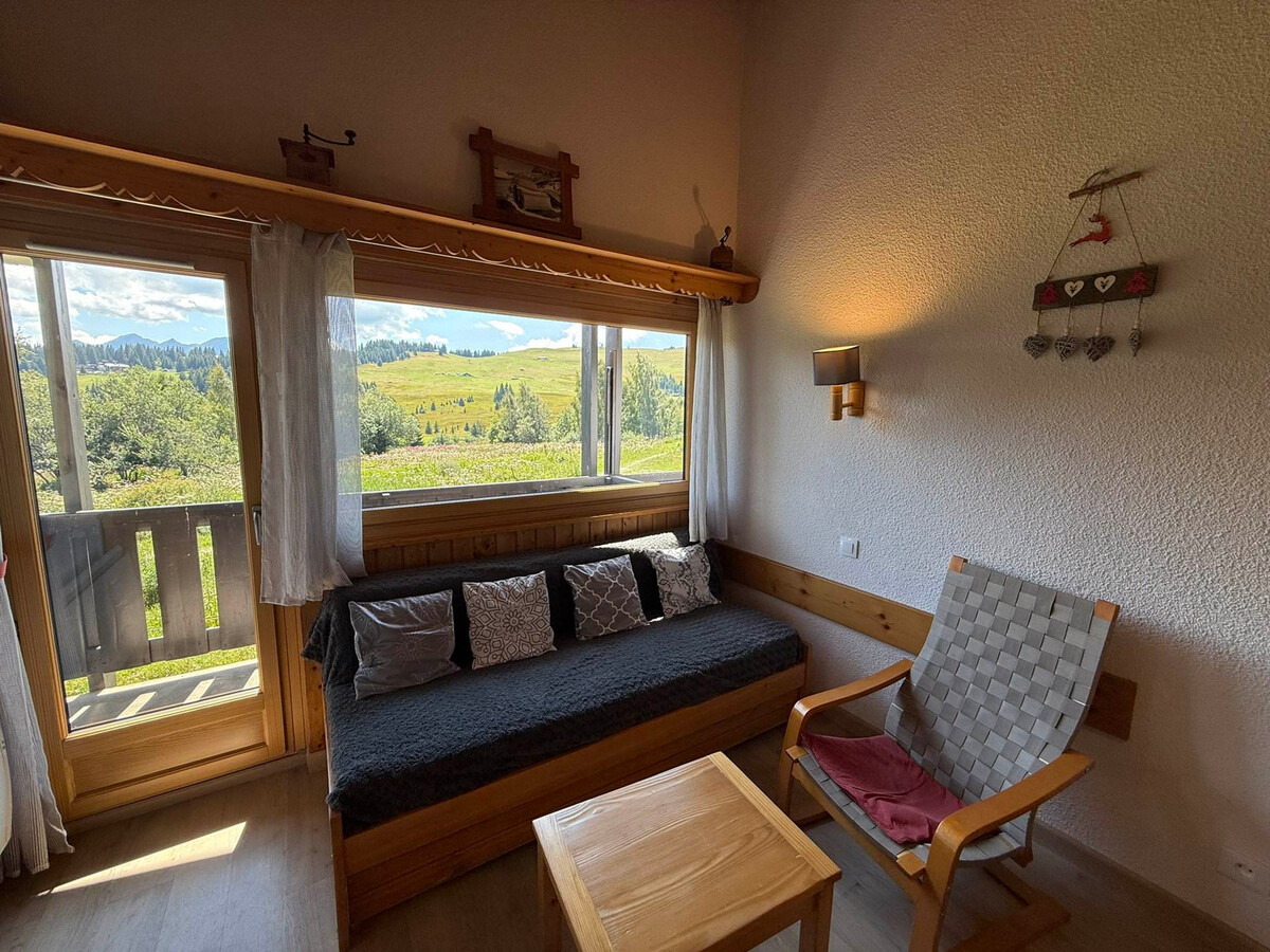 Studio cabine 22 m² aux pistes, vue Beaufortain - Photo 7
